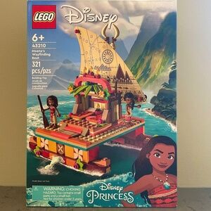 LEGO Disney Princess Moana's Wayfinding Boat Building Toy